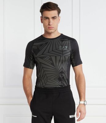 T-shirt męski EA7 ze sklepu: Gomez Fashion Store w kategorii: T-shirty męskie - zdjęcie 874714-BD9-10338_E7242M000054012