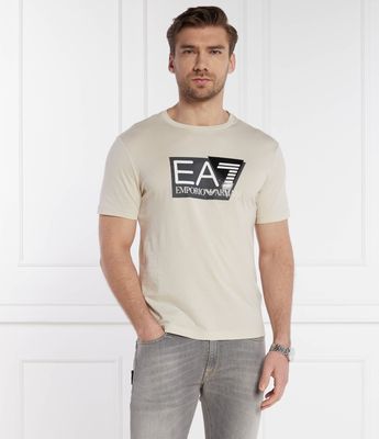 EA7 - T-shirt męski na wiosnę ze sklepu: Gomez Fashion Store w kategorii: T-shirty męskie - zdjęcie 874714-BD9-10338_E7242M000065A82
