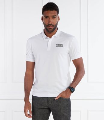 T-shirt męski casual EA7 ze sklepu: Gomez Fashion Store w kategorii: T-shirty męskie - zdjęcie 874714-BD9-10338_E7242M000097100