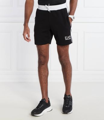 Spodenki męskie w sportowym stylu EA7 ze sklepu: Gomez Fashion Store w kategorii: Spodenki męskie - zdjęcie 874714-BD9-10338_E7242M000127012