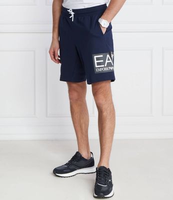 Spodenki męskie w sportowym stylu EA7 ze sklepu: Gomez Fashion Store w kategorii: Spodenki męskie - zdjęcie 874714-BD9-10338_E7242M000129554