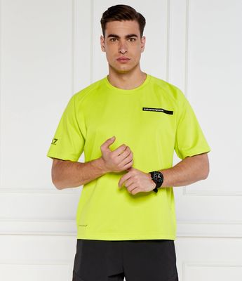 T-shirt męski casualowy na wiosnę EA7 ze sklepu: Gomez Fashion Store w kategorii: T-shirty męskie - zdjęcie 874714-BD9-10338_E7242M000137643