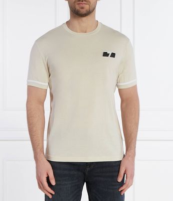 T-shirt męski casualowy EA7 ze sklepu: Gomez Fashion Store w kategorii: T-shirty męskie - zdjęcie 874714-BD9-10338_E7242M000138A82