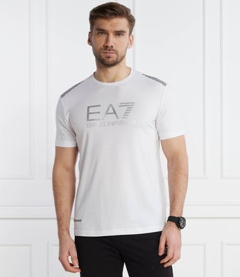 EA7 - T-shirt męski na wiosnę ze sklepu: Gomez Fashion Store w kategorii: T-shirty męskie - zdjęcie 874714-BD9-10338_E7242M000141100