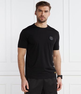 T-shirt męski casual EA7 ze sklepu: Gomez Fashion Store w kategorii: T-shirty męskie - zdjęcie 874714-BD9-10338_E7242M000142012