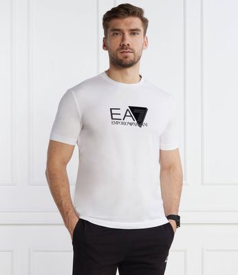 T-shirt męski na wiosnę EA7 ze sklepu: Gomez Fashion Store w kategorii: T-shirty męskie - zdjęcie 874714-BD9-10338_E7242M000143100