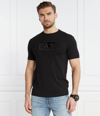 T-shirt męski EA7 ze sklepu: Gomez Fashion Store w kategorii: T-shirty męskie - zdjęcie 874714-BD9-10338_E7242M000143012