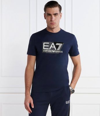 EA7 - T-shirt męski ze sklepu: Gomez Fashion Store w kategorii: T-shirty męskie - zdjęcie 874714-BD9-10338_E7242M000148554