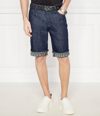 Spodenki męskie na lato Armani Exchange ze sklepu: Gomez Fashion Store w kategorii: Spodenki męskie - zdjęcie 874714-BD9-10338_AX242M000123G31