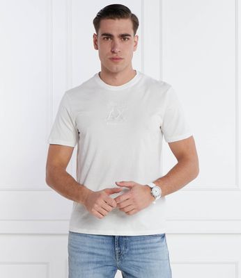 Armani Exchange - T-shirt męski na wiosnę młodzieżowy ze sklepu: Gomez Fashion Store w kategorii: T-shirty męskie - zdjęcie 874714-BD9-10338_AX242M000145155
