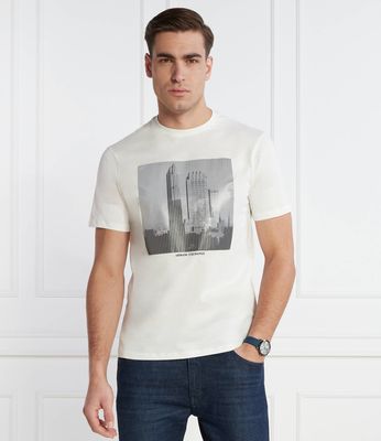 T-shirt męski wiosenny Armani Exchange ze sklepu: Gomez Fashion Store w kategorii: T-shirty męskie - zdjęcie 874714-BD9-10338_AX242M000159155