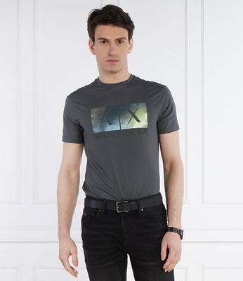 T-shirt męski młodzieżowy Armani Exchange ze sklepu: Gomez Fashion Store w kategorii: T-shirty męskie - zdjęcie 874714-BD9-10338_AX242M000162B06
