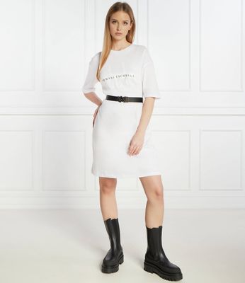 Sukienka wiosenna Armani Exchange ze sklepu: Gomez Fashion Store w kategorii: Sukienki - zdjęcie 874714-BD9-10338_AX242W000043101