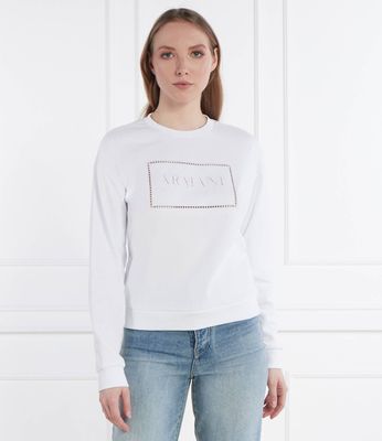 Bluza damska casual Armani Exchange ze sklepu: Gomez Fashion Store w kategorii: Bluzy damskie - zdjęcie 874714-BD9-10338_AX242W000059101