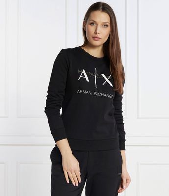 Armani Exchange - Bluza damska jesienna ze sklepu: Gomez Fashion Store w kategorii: Bluzy damskie - zdjęcie 874714-BD9-10338_AX242W000064102