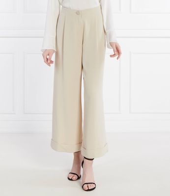Spodnie damskie retro Armani Exchange ze sklepu: Gomez Fashion Store w kategorii: Spodnie damskie - zdjęcie 874714-BD9-10338_AX242W000068G77