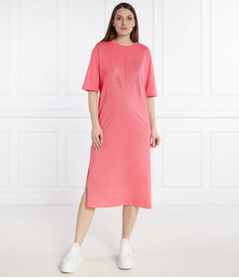 Armani Exchange - Sukienka prosta ze sklepu: Gomez Fashion Store w kategorii: Sukienki - zdjęcie 874714-BD9-10338_AX242W000096G46
