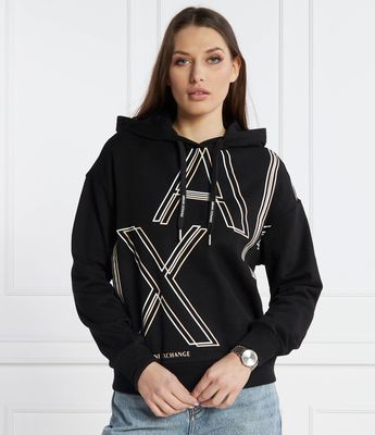Bluza damska casual Armani Exchange ze sklepu: Gomez Fashion Store w kategorii: Bluzy damskie - zdjęcie 874714-BD9-10338_AX242W000110102