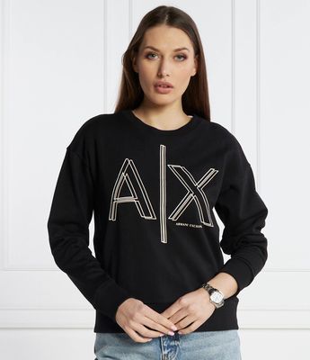 Bluza damska casual Armani Exchange ze sklepu: Gomez Fashion Store w kategorii: Bluzy damskie - zdjęcie 874714-BD9-10338_AX242W000112102