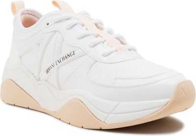 Buty sportowe damskie na wiosnę Armani Exchange ze sklepu: Gomez Fashion Store w kategorii: Buty sportowe damskie - zdjęcie 874714-BD9-10338_AX242W000120B86