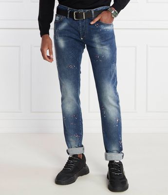 Jeansy męskie wiosenne Philipp Plein ze sklepu: Gomez Fashion Store w kategorii: Jeansy męskie - zdjęcie 874714-BD9-10338_PN241M000044088