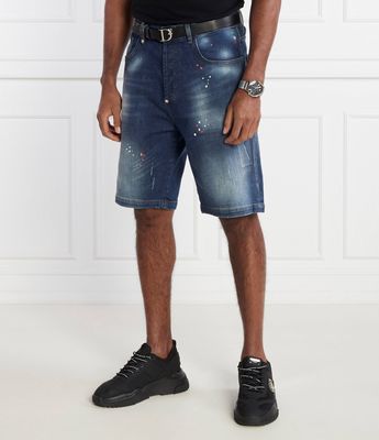 Spodenki męskie Philipp Plein ze sklepu: Gomez Fashion Store w kategorii: Spodenki męskie - zdjęcie 874714-BD9-10338_PN241M000045088