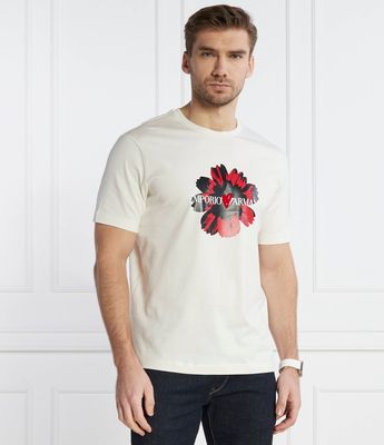 T-shirt męski na wiosnę Emporio Armani ze sklepu: Gomez Fashion Store w kategorii: T-shirty męskie - zdjęcie 874714-BD9-10338_EA242M000039541