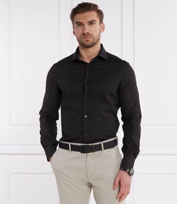 Koszula męska z klasycznym kołnierzykiem Emporio Armani ze sklepu: Gomez Fashion Store w kategorii: Koszule męskie - zdjęcie 874714-BD9-10338_EA242M000054J03
