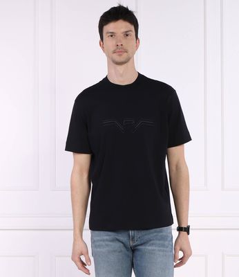 T-shirt męski casual na wiosnę Emporio Armani ze sklepu: Gomez Fashion Store w kategorii: T-shirty męskie - zdjęcie 874714-BD9-10338_EA242M000078016