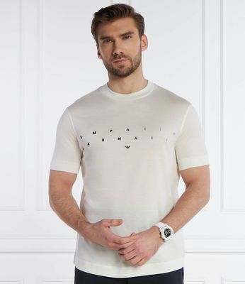 T-shirt męski na wiosnę Emporio Armani ze sklepu: Gomez Fashion Store w kategorii: T-shirty męskie - zdjęcie 874714-BD9-10338_EA242M000079M47