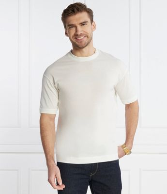 T-shirt męski casual Emporio Armani ze sklepu: Gomez Fashion Store w kategorii: T-shirty męskie - zdjęcie 874714-BD9-10338_EA242M000081171