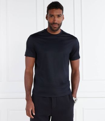 T-shirt męski casual na wiosnę Emporio Armani ze sklepu: Gomez Fashion Store w kategorii: T-shirty męskie - zdjęcie 874714-BD9-10338_EA242M000082016