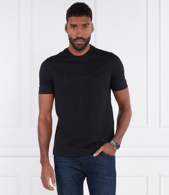 Emporio Armani - T-shirt męski casual ze sklepu: Gomez Fashion Store w kategorii: T-shirty męskie - zdjęcie 874714-BD9-10338_EA242M000085996