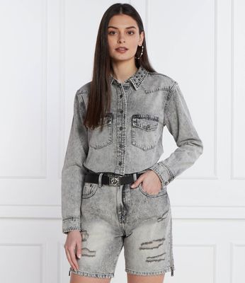 Koszula damska casual One Teaspoon ze sklepu: Gomez Fashion Store w kategorii: Koszule damskie - zdjęcie 874714-BD9-10338_OE241W000003002