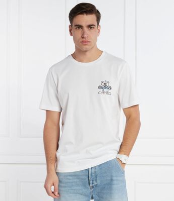 T-shirt męski na wiosnę Iceberg ze sklepu: Gomez Fashion Store w kategorii: T-shirty męskie - zdjęcie 874714-BD9-10338_II242M000016101