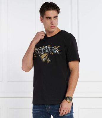 T-shirt męski w stylu młodzieżowym Iceberg ze sklepu: Gomez Fashion Store w kategorii: T-shirty męskie - zdjęcie 874714-BD9-10338_II242M000017900