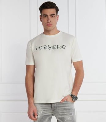 Iceberg - T-shirt męski ze sklepu: Gomez Fashion Store w kategorii: T-shirty męskie - zdjęcie 874714-BD9-10338_II242M000019110