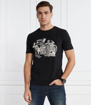T-shirt męski Iceberg ze sklepu: Gomez Fashion Store w kategorii: T-shirty męskie - zdjęcie 874714-BD9-10338_II242M000020900