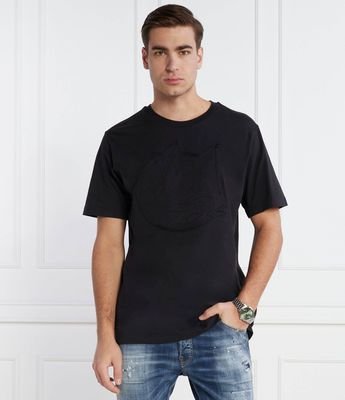 T-shirt męski Iceberg ze sklepu: Gomez Fashion Store w kategorii: T-shirty męskie - zdjęcie 874714-BD9-10338_II242M000023900