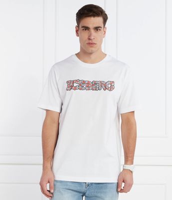 Iceberg - T-shirt męski ze sklepu: Gomez Fashion Store w kategorii: T-shirty męskie - zdjęcie 874714-BD9-10338_II242M000024101
