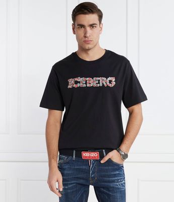 Iceberg - T-shirt męski wiosenny ze sklepu: Gomez Fashion Store w kategorii: T-shirty męskie - zdjęcie 874714-BD9-10338_II242M000024900