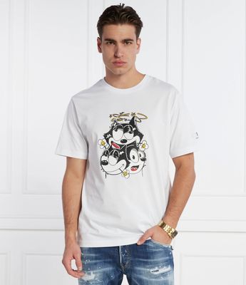 T-shirt męski Iceberg ze sklepu: Gomez Fashion Store w kategorii: T-shirty męskie - zdjęcie 874714-BD9-10338_II242M000025101