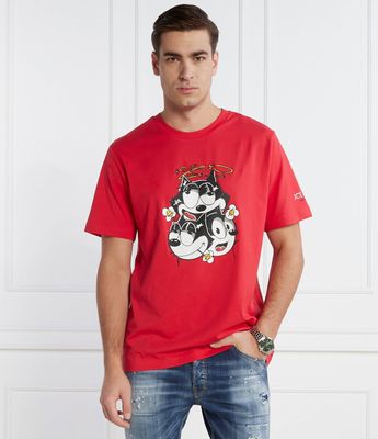 T-shirt męski na wiosnę Iceberg ze sklepu: Gomez Fashion Store w kategorii: T-shirty męskie - zdjęcie 874714-BD9-10338_II242M000025468