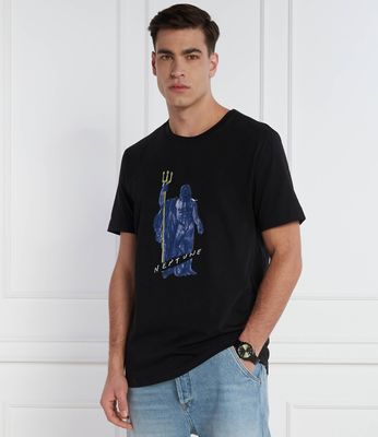 Iceberg - T-shirt męski na wiosnę w stylu młodzieżowym ze sklepu: Gomez Fashion Store w kategorii: T-shirty męskie - zdjęcie 874714-BD9-10338_II242M000027900
