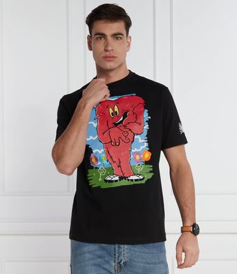 T-shirt męski na wiosnę Iceberg ze sklepu: Gomez Fashion Store w kategorii: T-shirty męskie - zdjęcie 874714-BD9-10338_II242M000031900