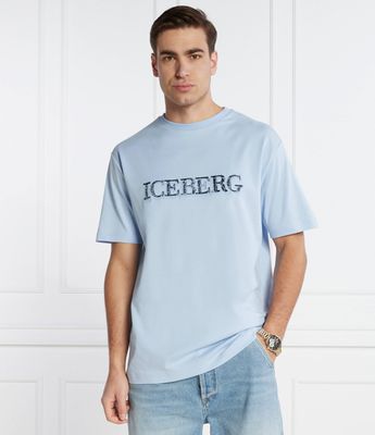 T-shirt męski Iceberg ze sklepu: Gomez Fashion Store w kategorii: T-shirty męskie - zdjęcie 874714-BD9-10338_II242M000033819