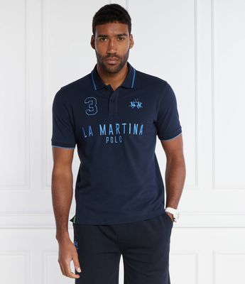 T-shirt męski na wiosnę La Martina ze sklepu: Gomez Fashion Store w kategorii: T-shirty męskie - zdjęcie 874714-BD9-10338_LR242M000025717