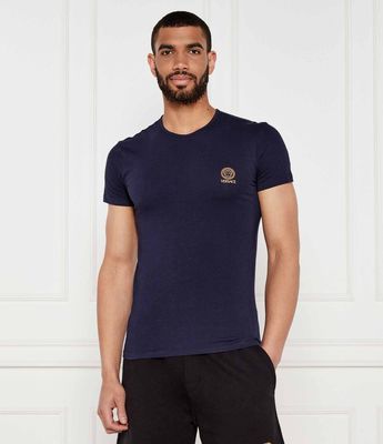 T-shirt męski na wiosnę Versace ze sklepu: Gomez Fashion Store w kategorii: T-shirty męskie - zdjęcie 874714-BD9-10338_VE241M000002010