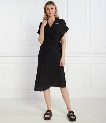 Karl Lagerfeld - Sukienka na wiosnę ze sklepu: Gomez Fashion Store w kategorii: Sukienki - zdjęcie 874714-BD9-10338_KW241W000012666