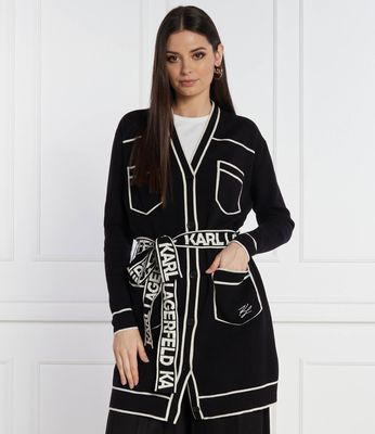 Sweter damski casual Karl Lagerfeld ze sklepu: Gomez Fashion Store w kategorii: Swetry damskie - zdjęcie 874714-BD9-10338_KL241W000078024